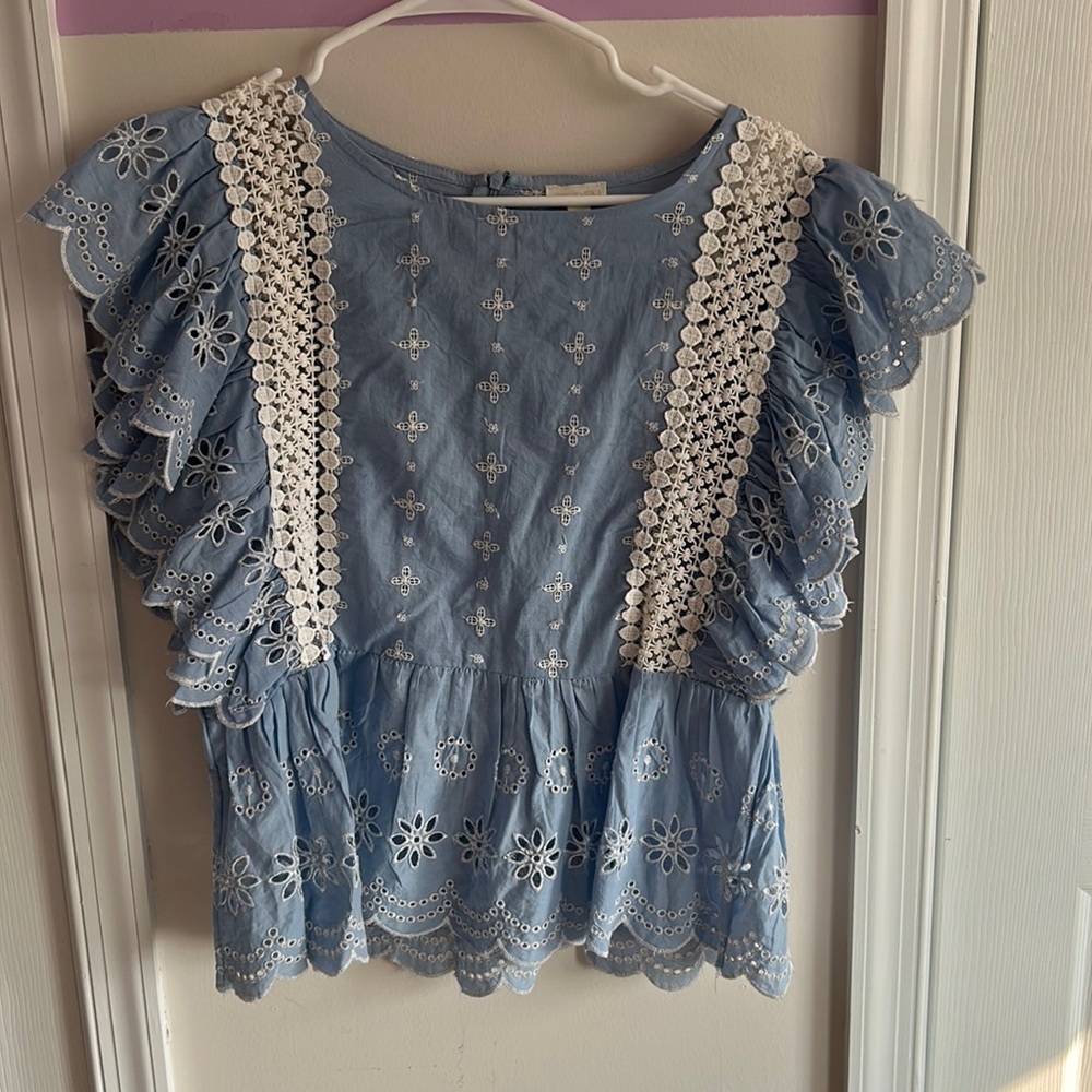 Women’s new without tags embroidered blouse